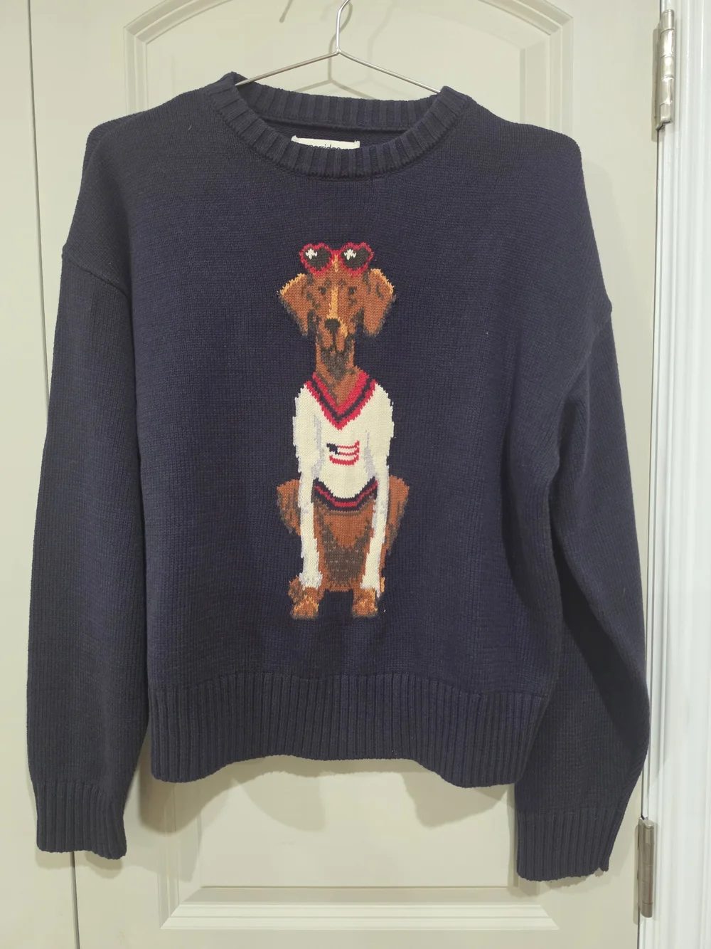 Anthropologie black crewneck
